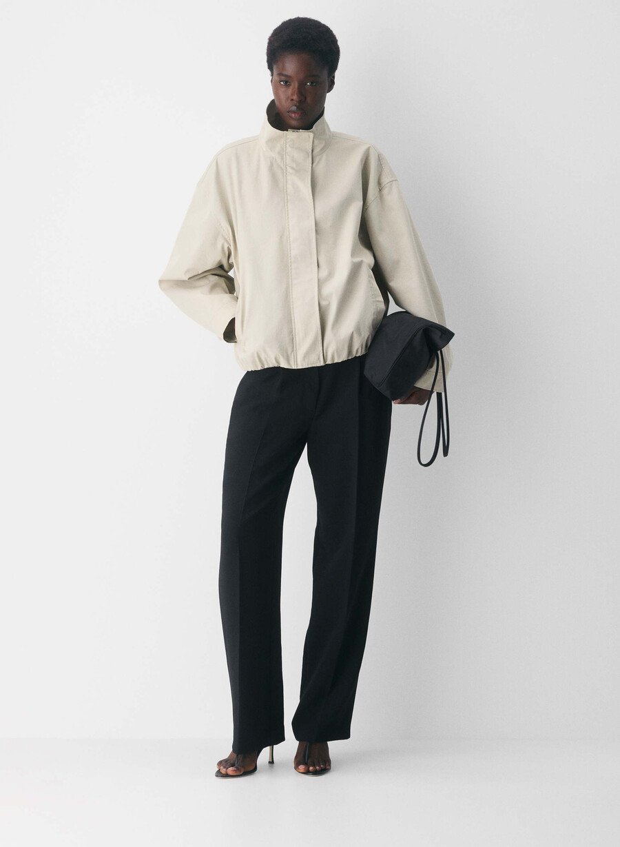 the effortless pant curve-fit - crepette nero