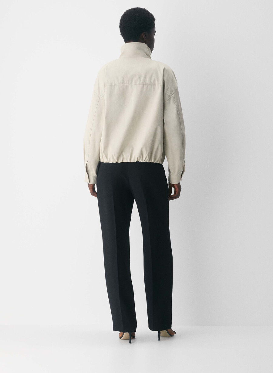 the effortless pant curve-fit - crepette nero