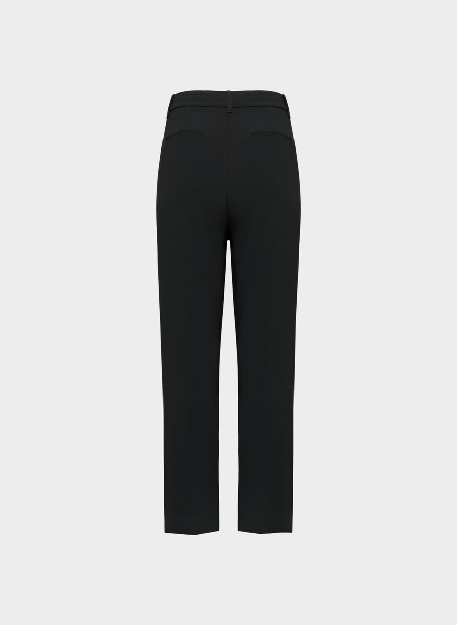 the effortless pant curve-fit - crepette nero