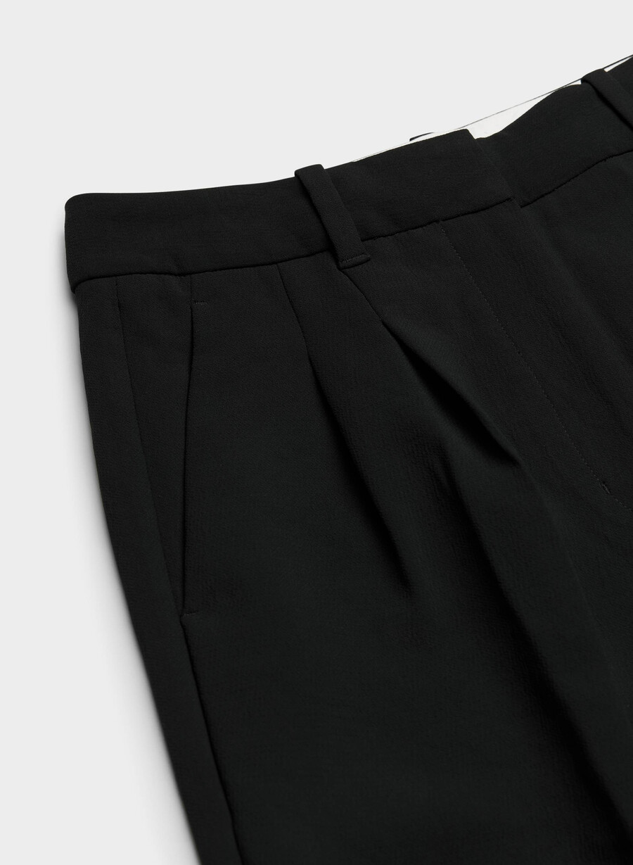 the effortless pant curve-fit - crepette nero