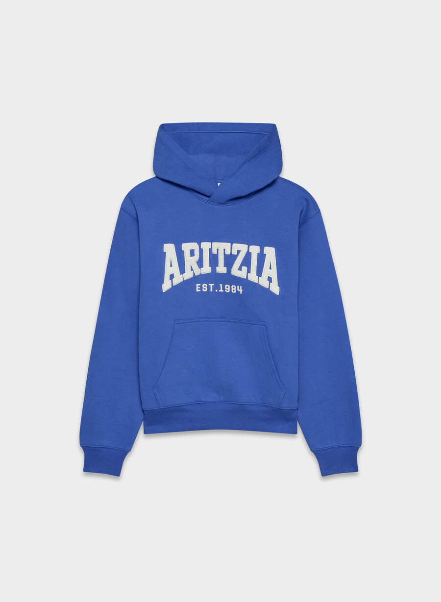 felpa con cappuccio cozy sweatfleece perfect jazz blue lght brch