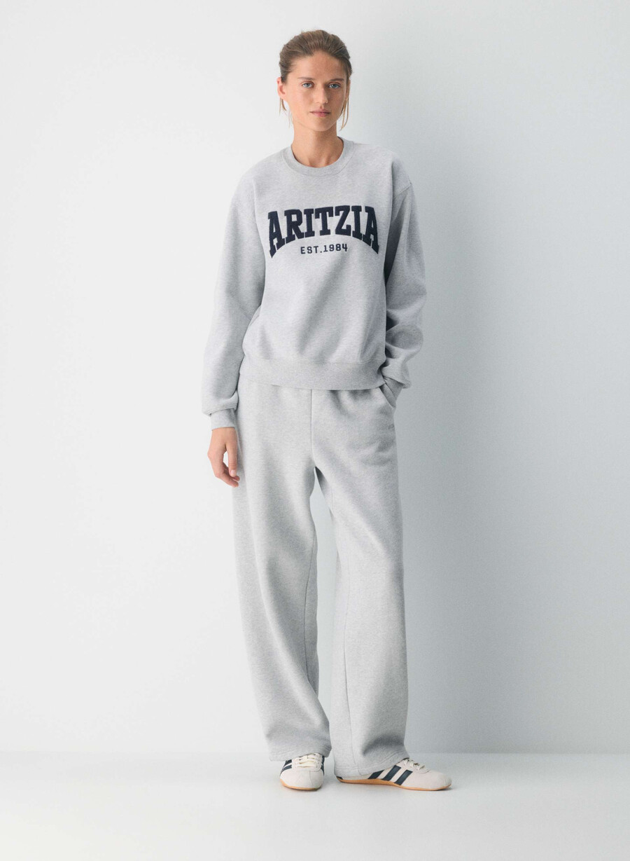 felpa con cappuccio perfect crew in pile accogliente h chrome admiral