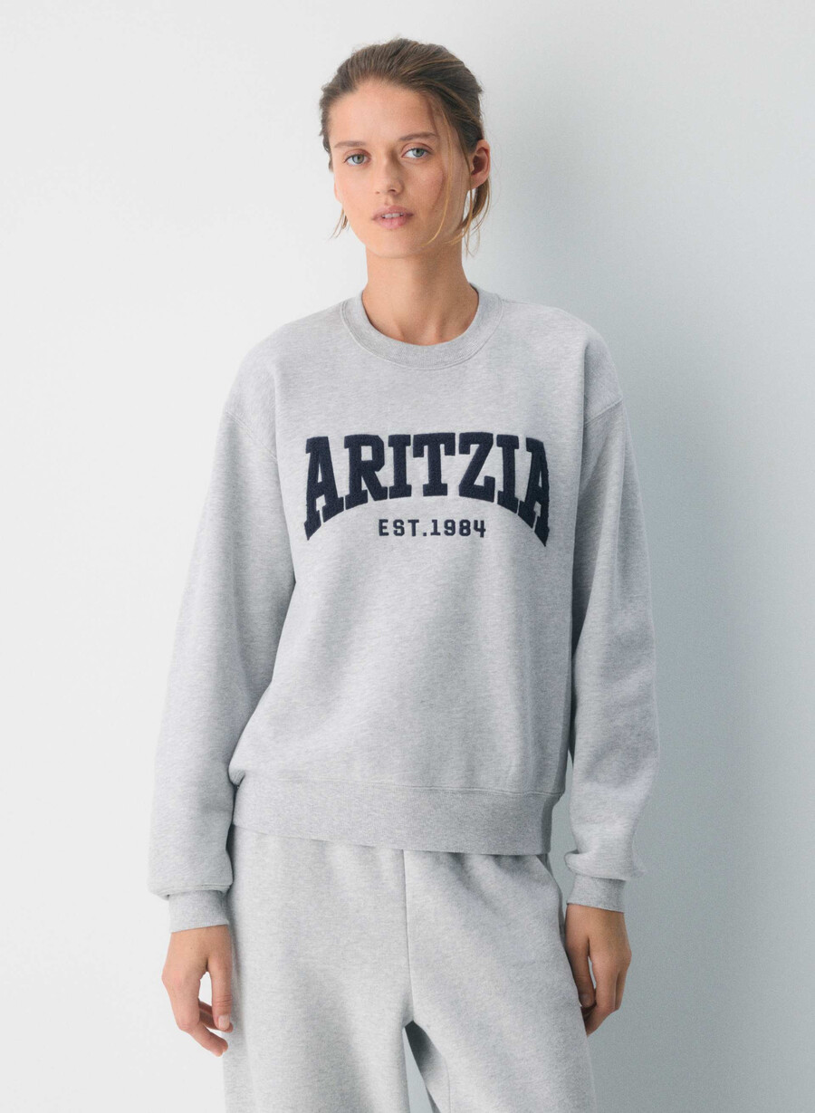 felpa con cappuccio perfect crew in pile accogliente h chrome admiral