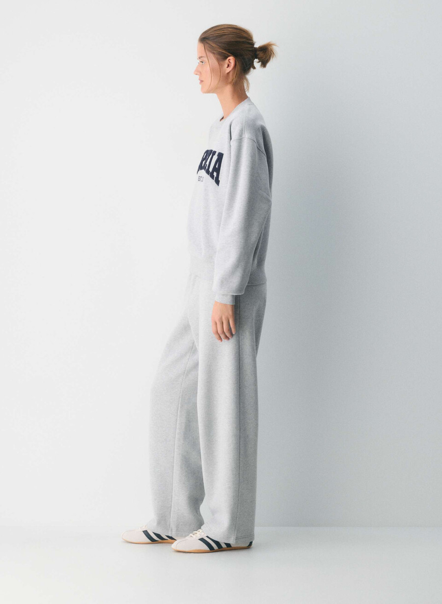 felpa con cappuccio perfect crew in pile accogliente h chrome admiral