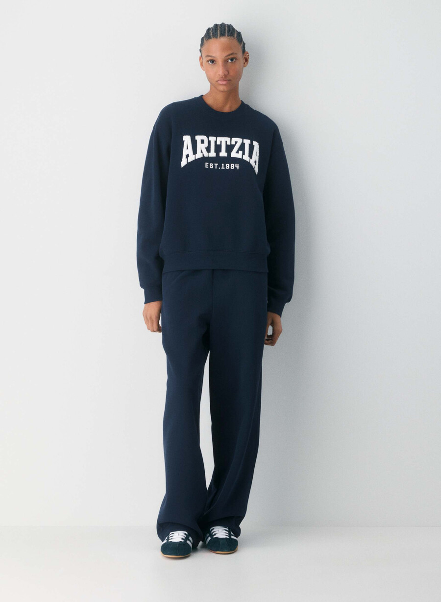 felpa con cappuccio perfect crew in pile accogliente admiral light birch