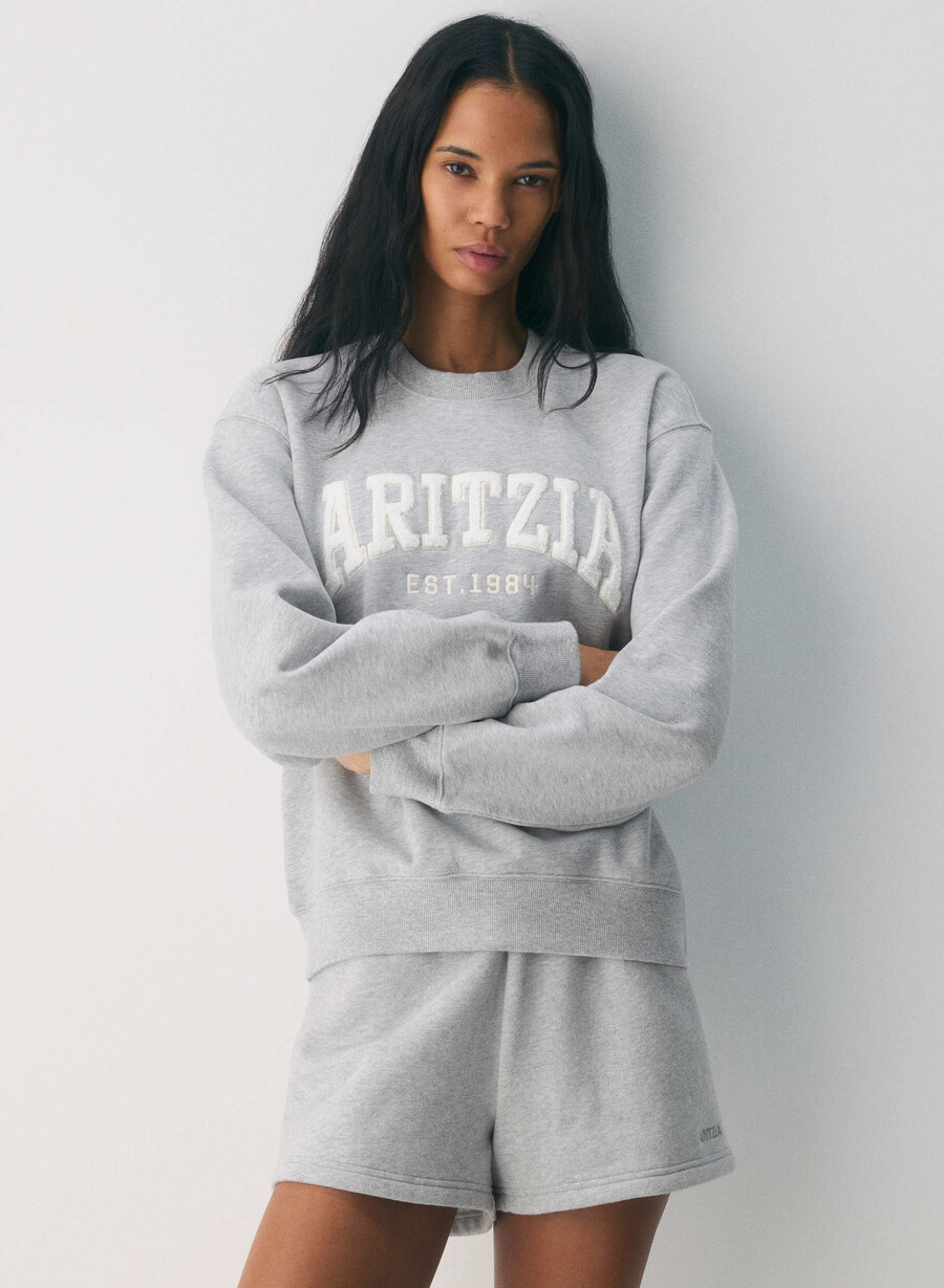 felpa con cappuccio perfect crew cozy sweatfleece h chrome light birch