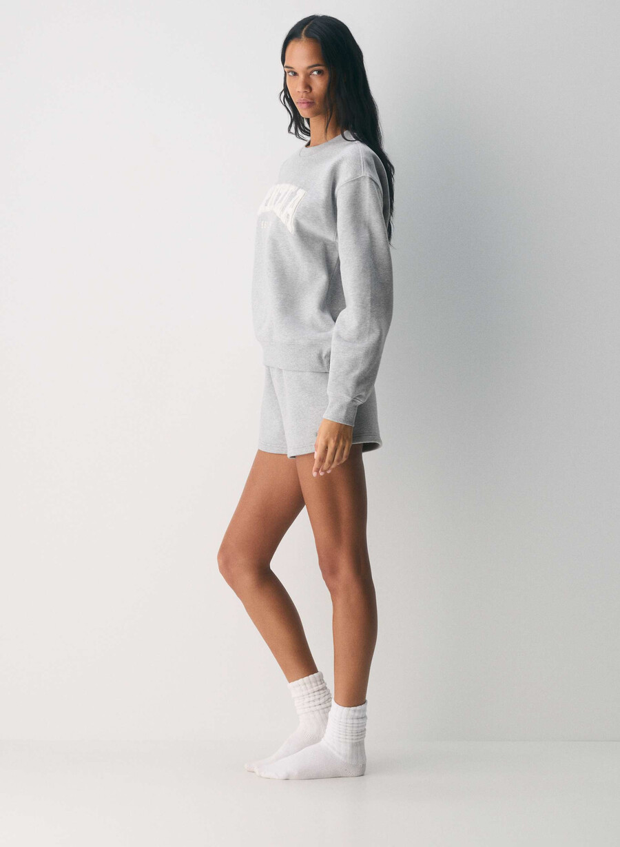 felpa con cappuccio perfect crew cozy sweatfleece h chrome light birch
