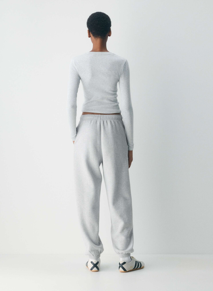 felpa comoda mega jogger admiral light birch