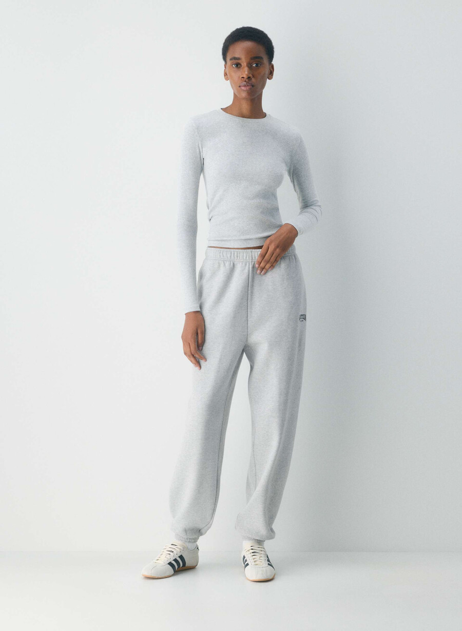 felpa comoda mega jogger admiral light birch