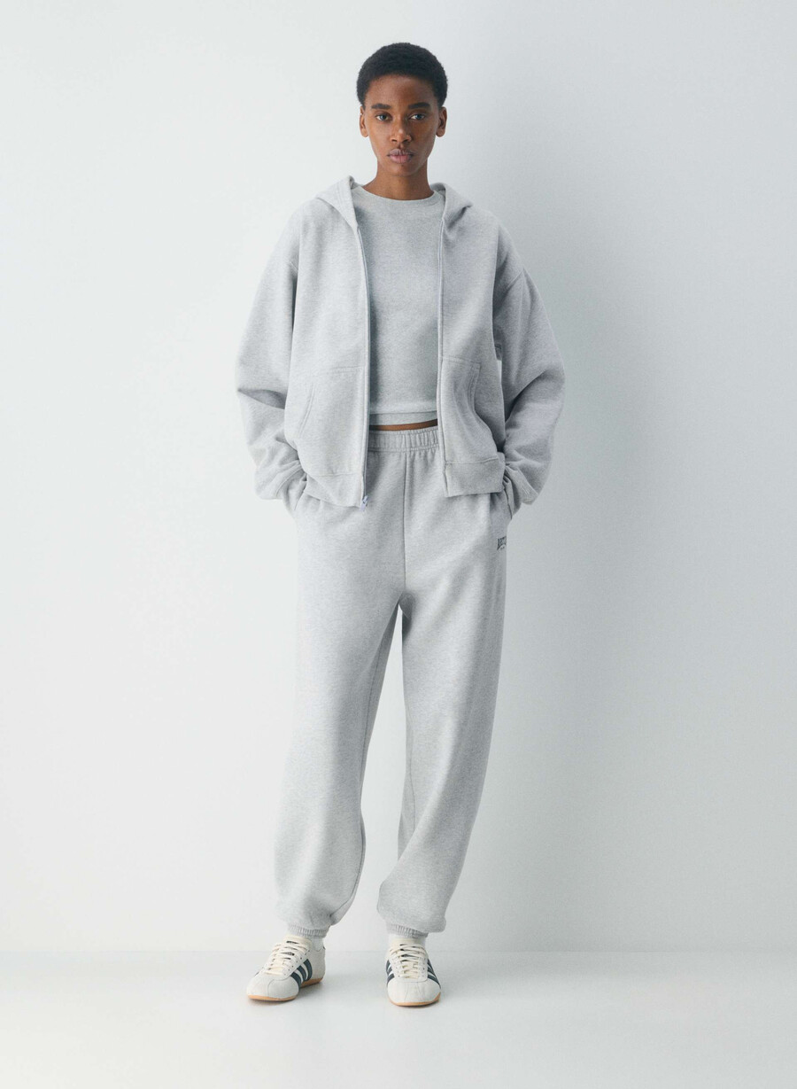 felpa comoda mega jogger admiral light birch