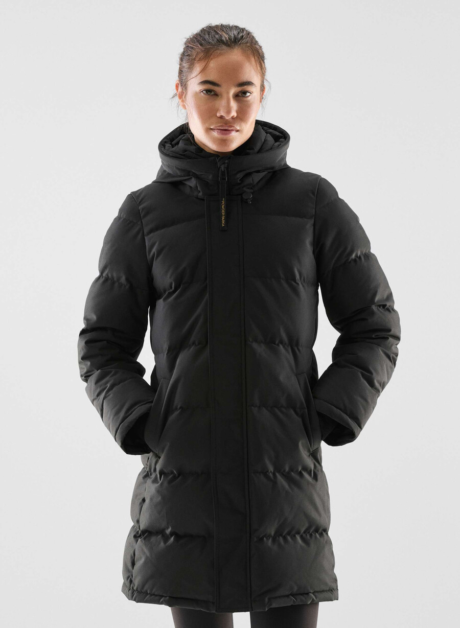 the powder parka - coldstop nero