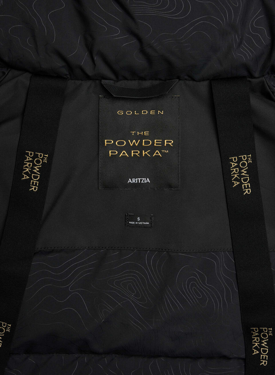 the powder parka - coldstop nero