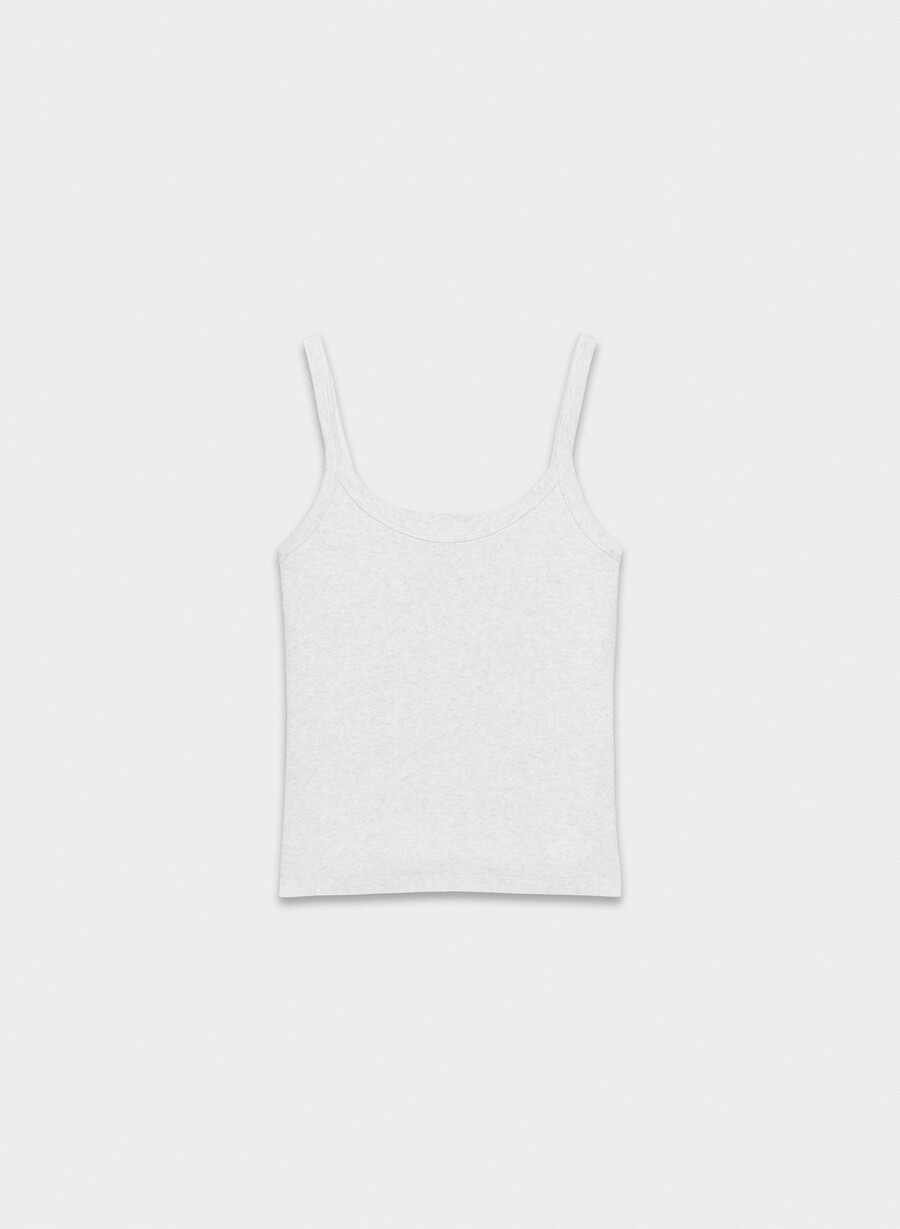canotta homestretch rib spectrum heather cloud white
