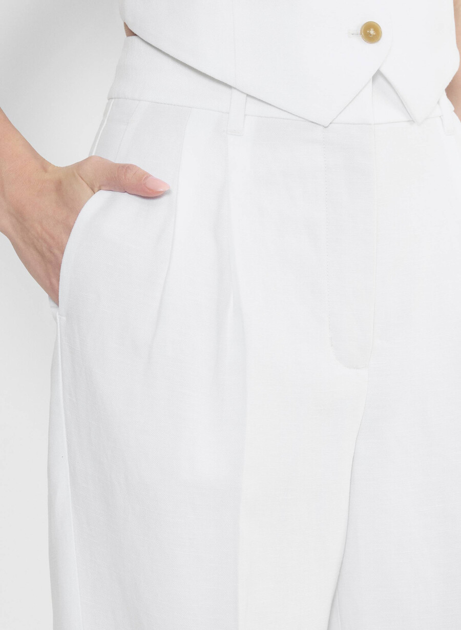 the effortless pant - cruiselinen bianco