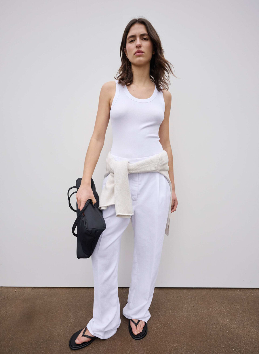 the effortless pant - cruiselinen bianco