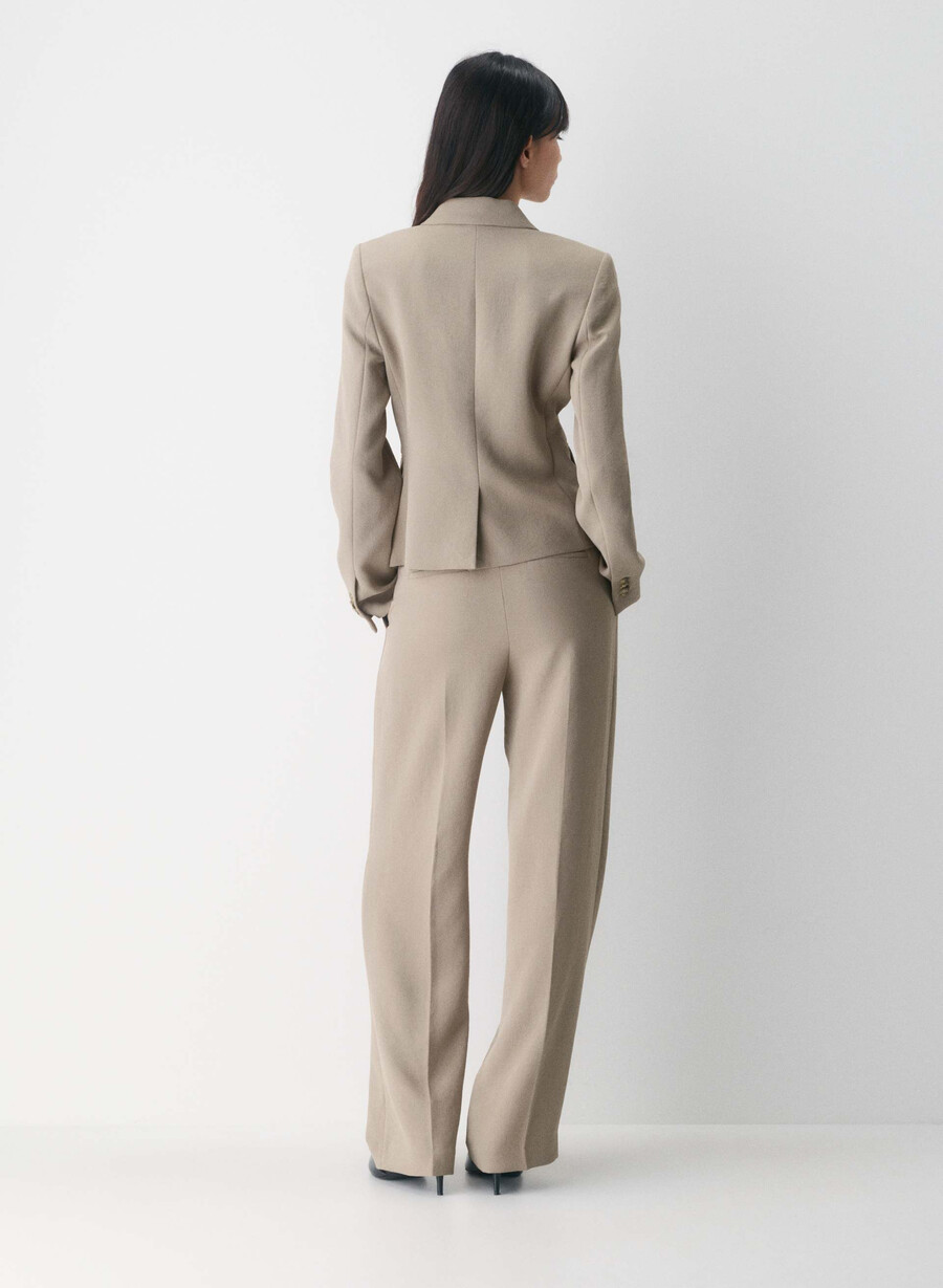blazer etiquette - crepette nomad taupe