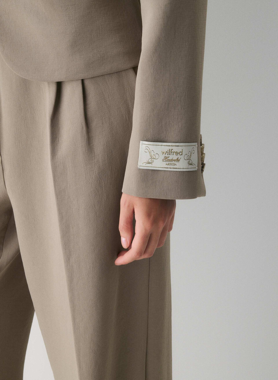 blazer etiquette - crepette nomad taupe