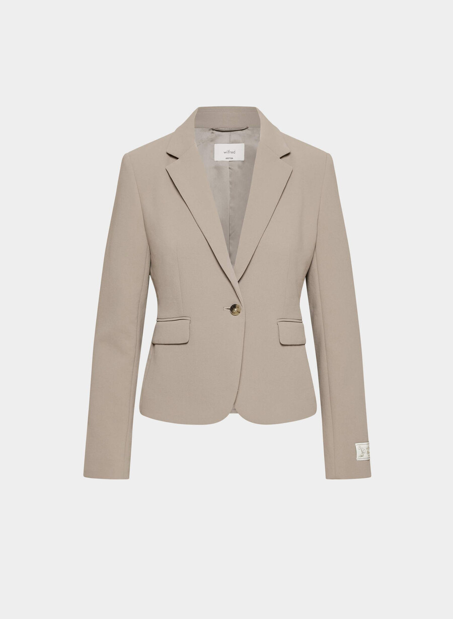 blazer etiquette - crepette nomad taupe