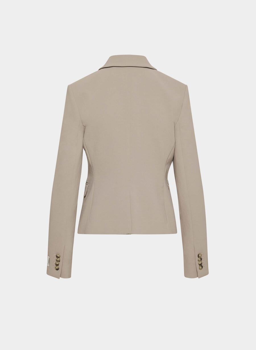 blazer etiquette - crepette nomad taupe