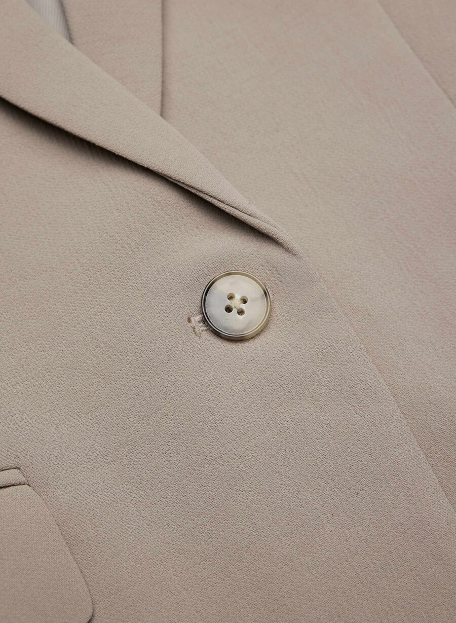blazer etiquette - crepette nomad taupe
