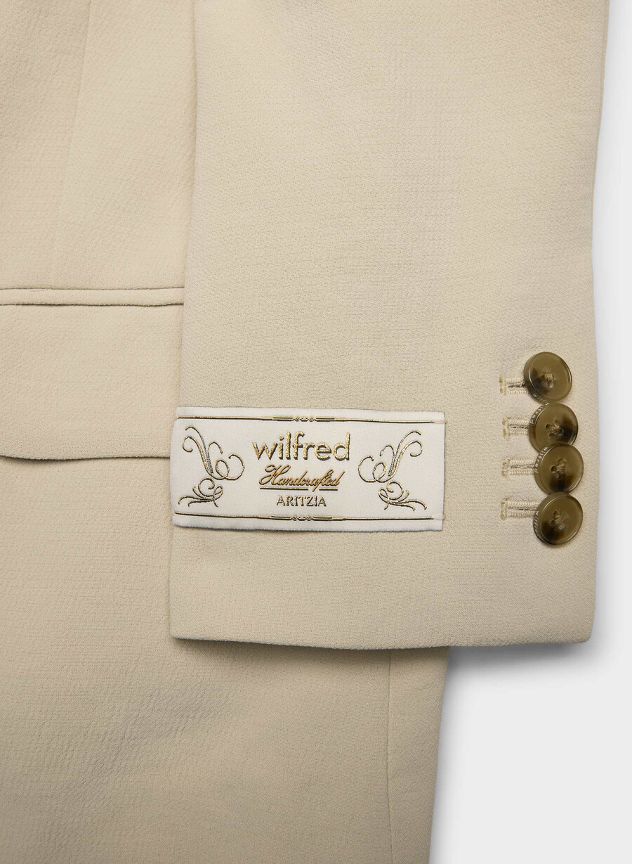 giacca etiquette - crepette marcona beige