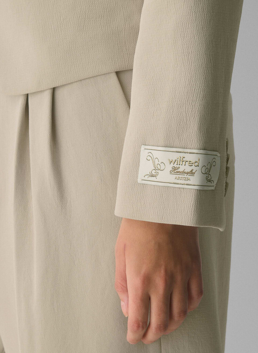giacca etiquette - crepette marcona beige