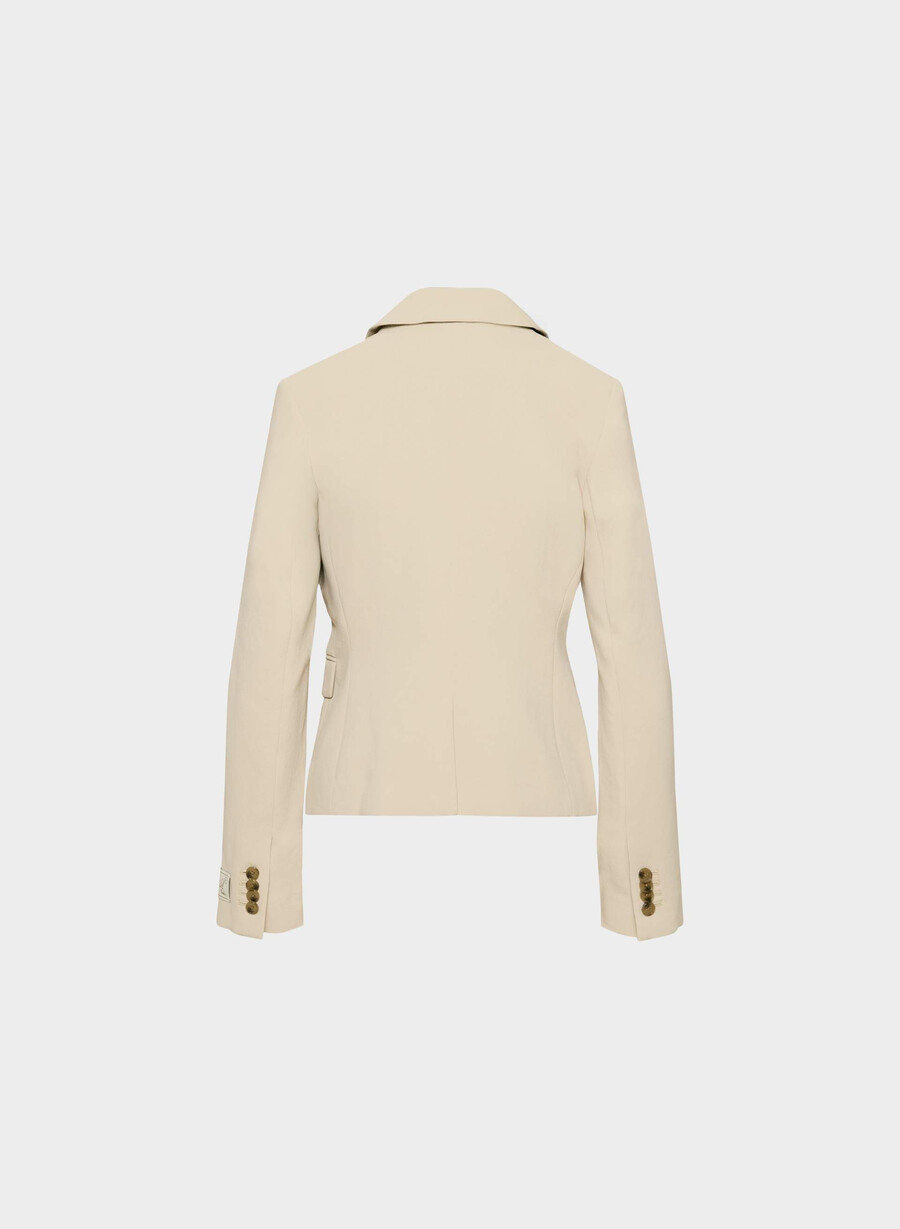giacca etiquette - crepette marcona beige