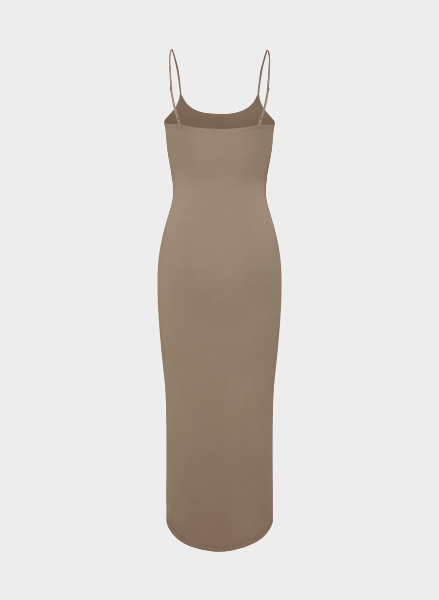 abito lungo canotta originale contour summon folio brown