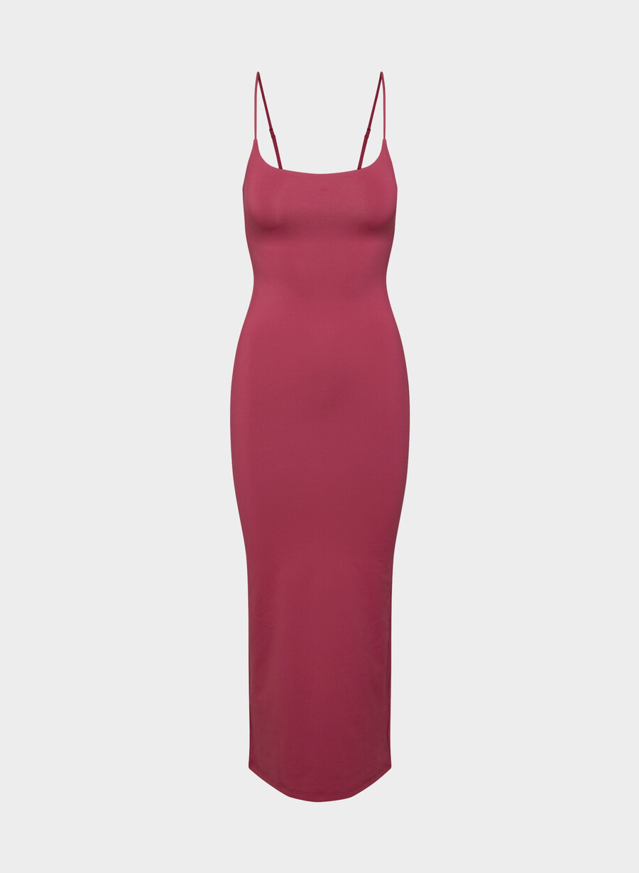 abito lungo canotta originale contour summon juicy rose