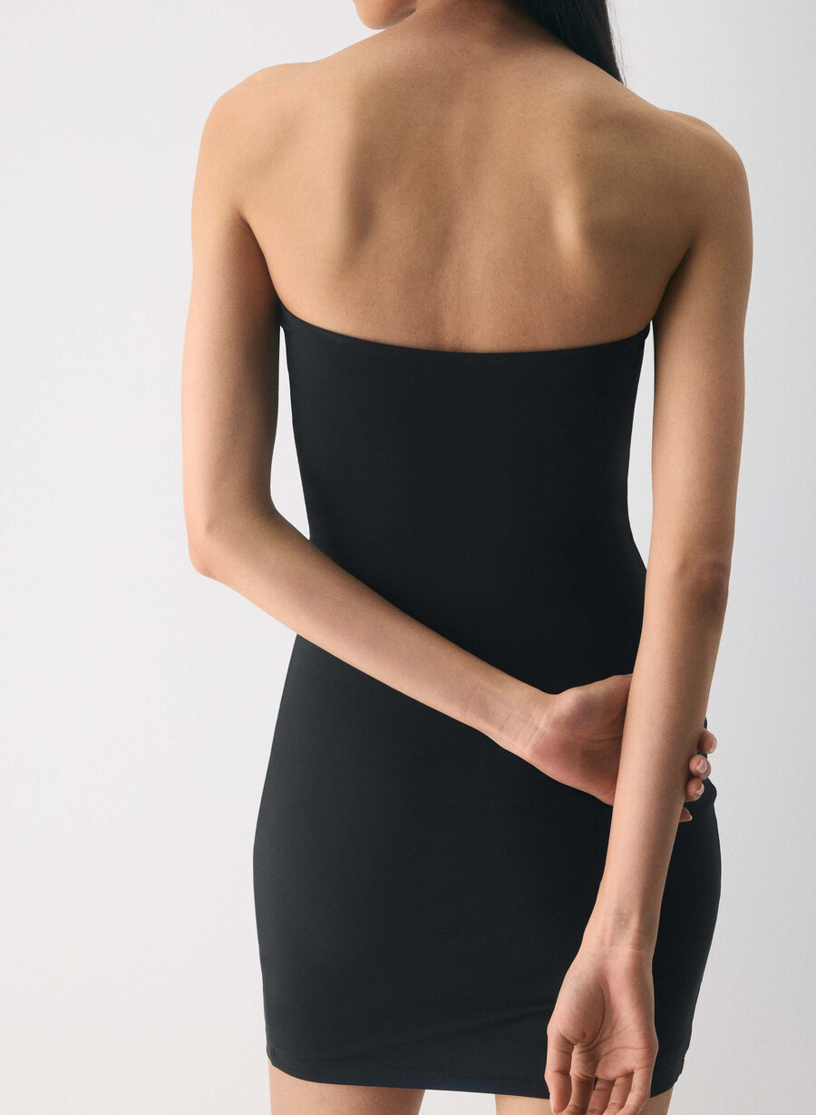 abito tubino mini original contour enrapture nero