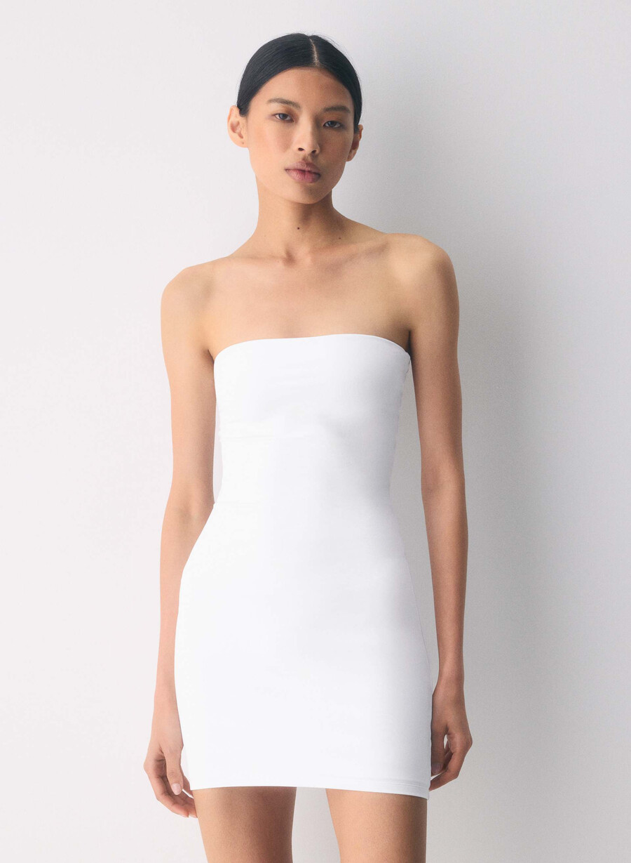 abito tubino mini originale contour enrapture bianco brillante