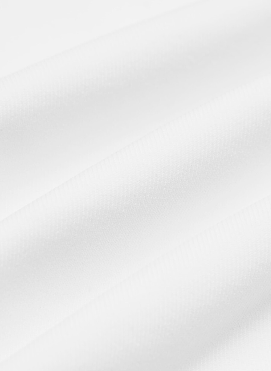 mini abito canotta con scollo quadrato originale contour bianco brillante