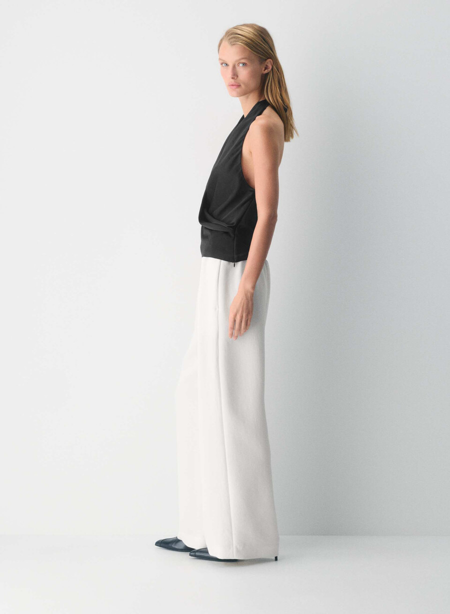 the lodge pant - crepette betulla chiara
