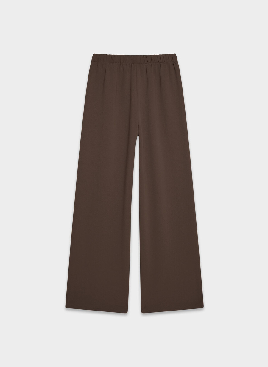 the lodge pant - crepette marrone mocha ricco