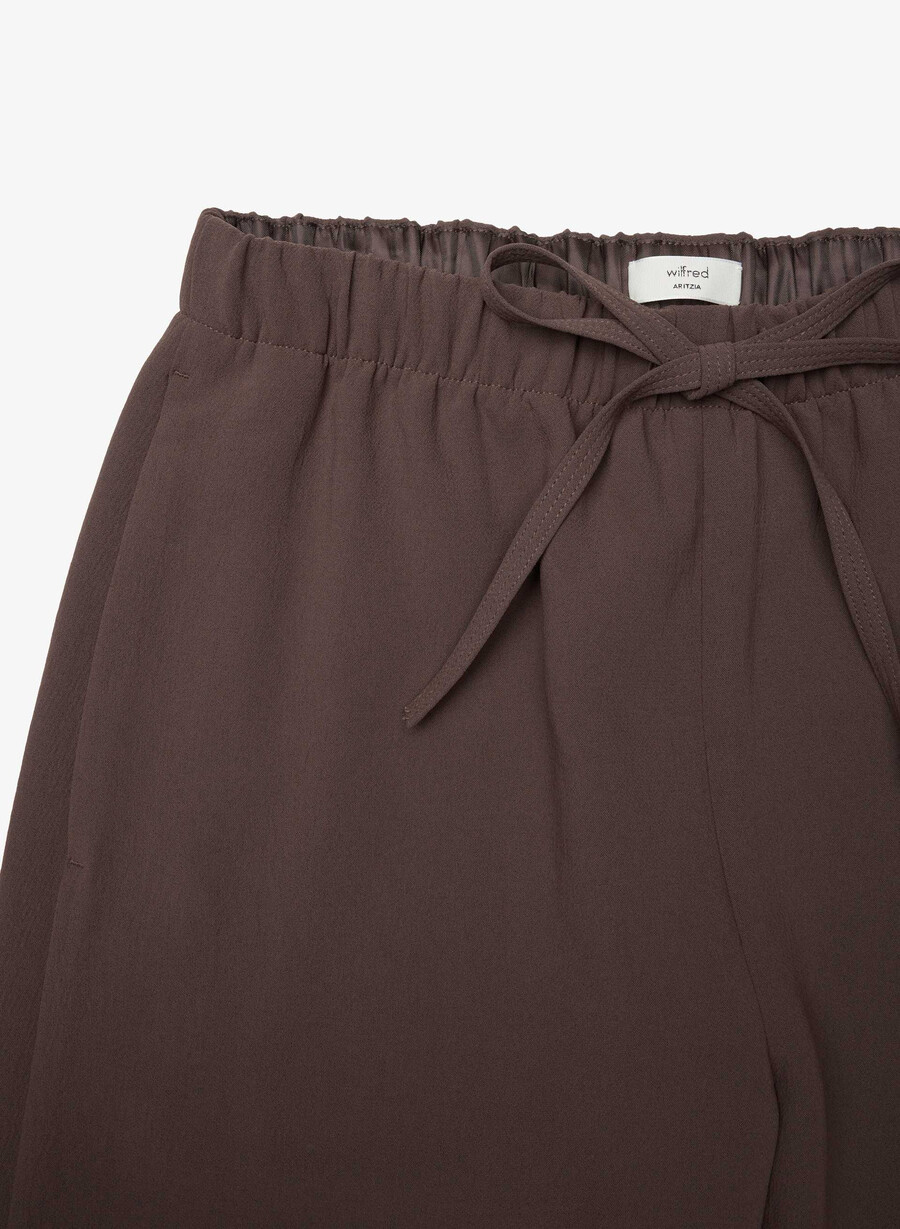 the lodge pant - crepette marrone mocha ricco
