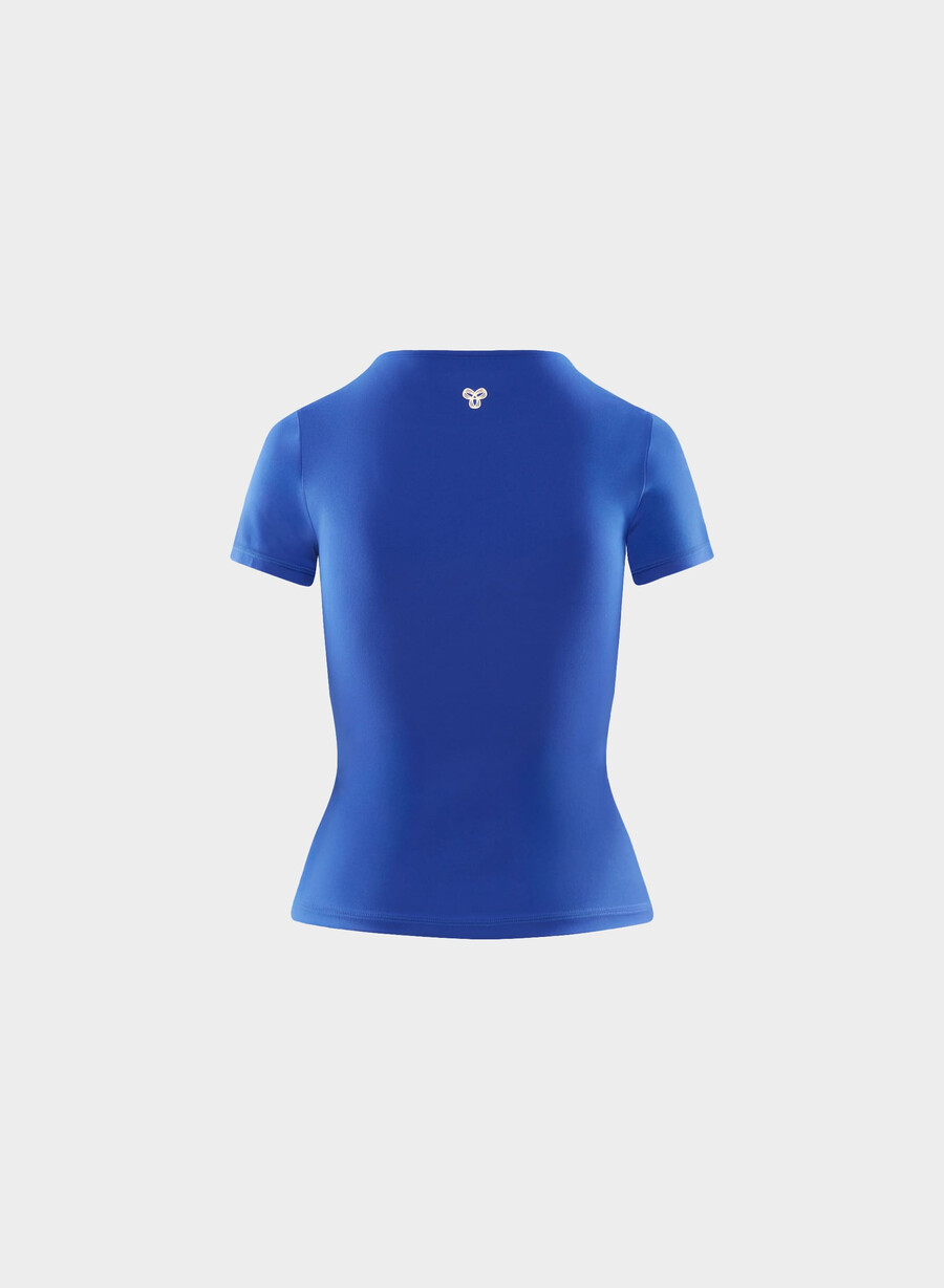 maglietta essenziale butter blu incendio