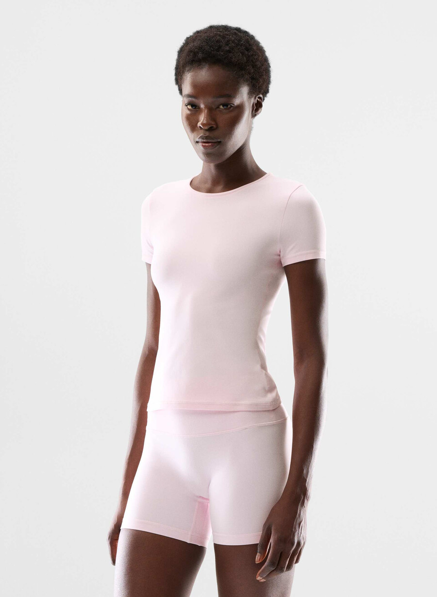 maglietta essenziale butter villa pink