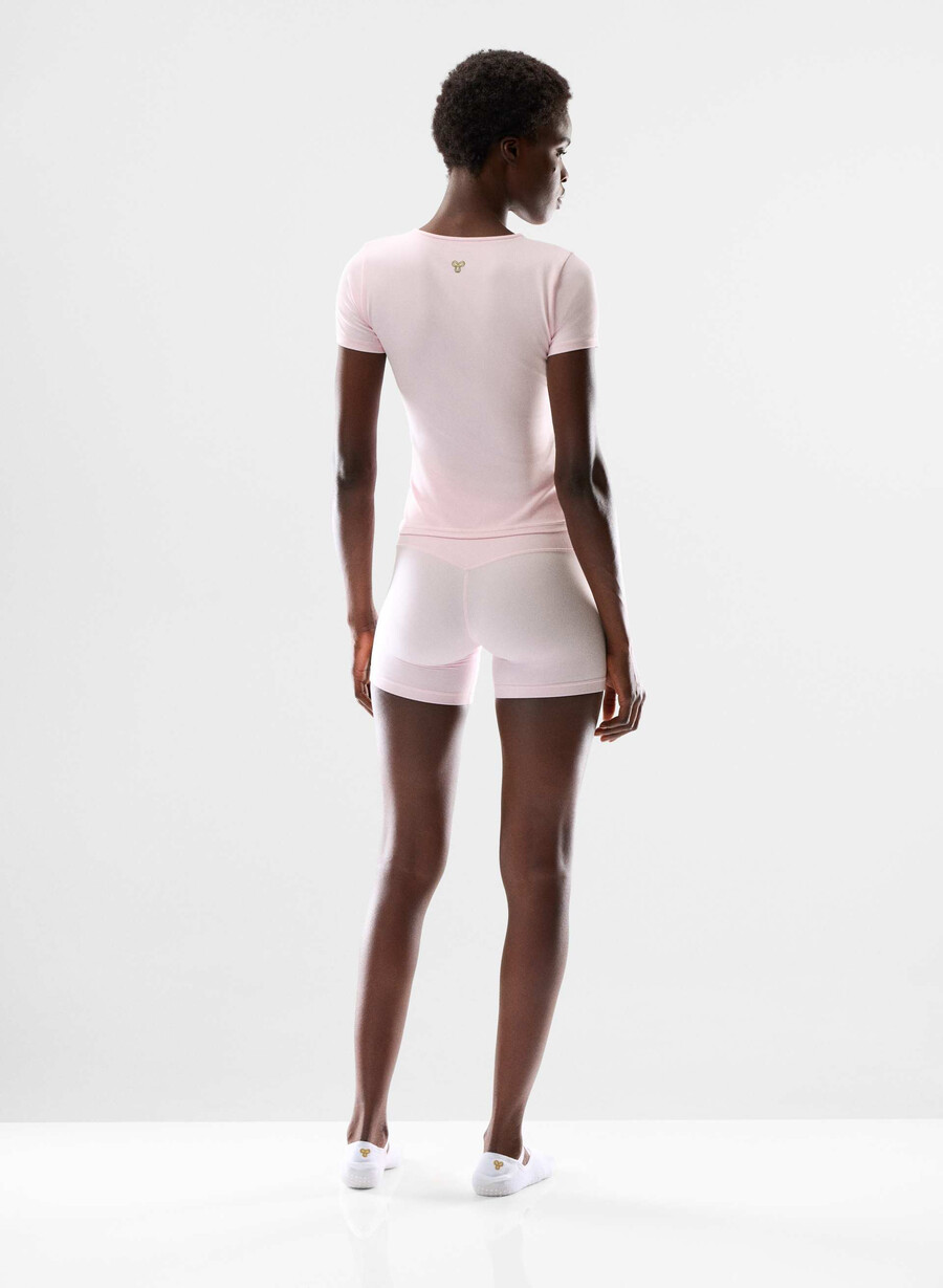 maglietta essenziale butter villa pink