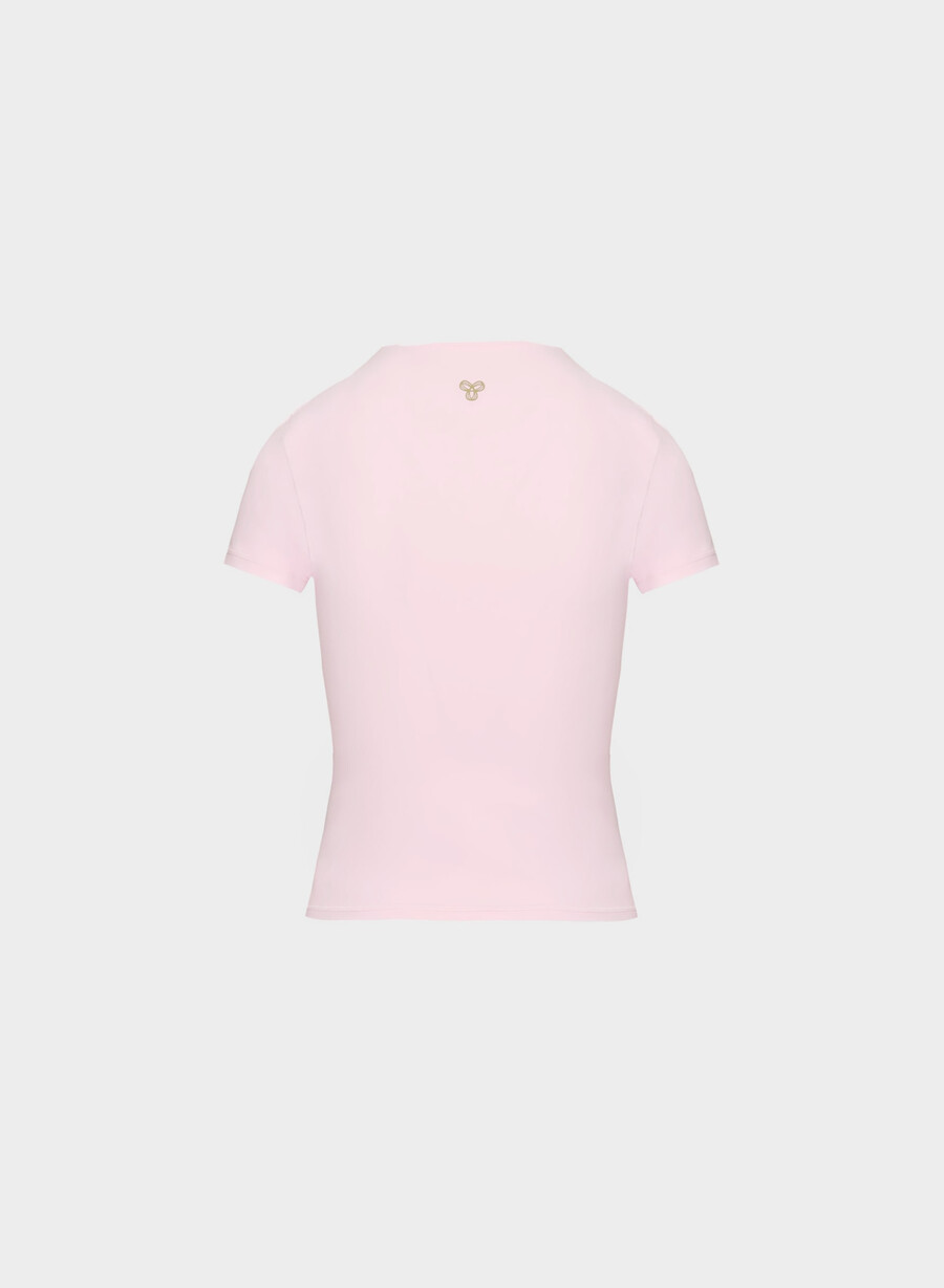 maglietta essenziale butter villa pink