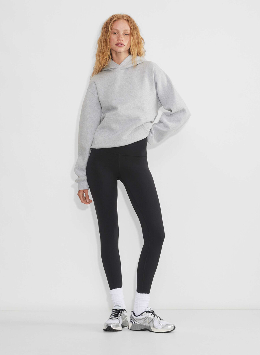 leggings cheeky a vita alta butter nero