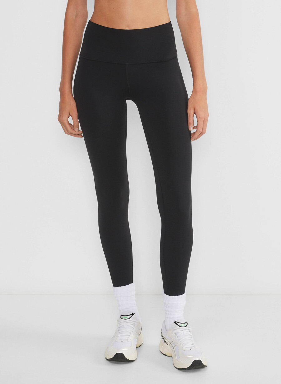 leggings cheeky a vita alta butter nero