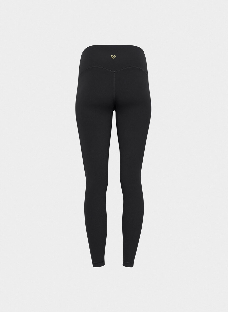 leggings cheeky a vita alta butter nero
