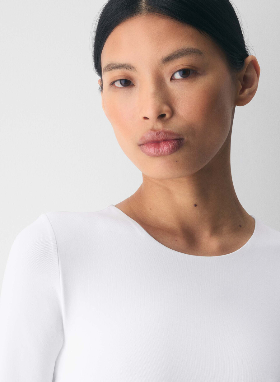 tuta intera original contour prosperity crew bianco brillante