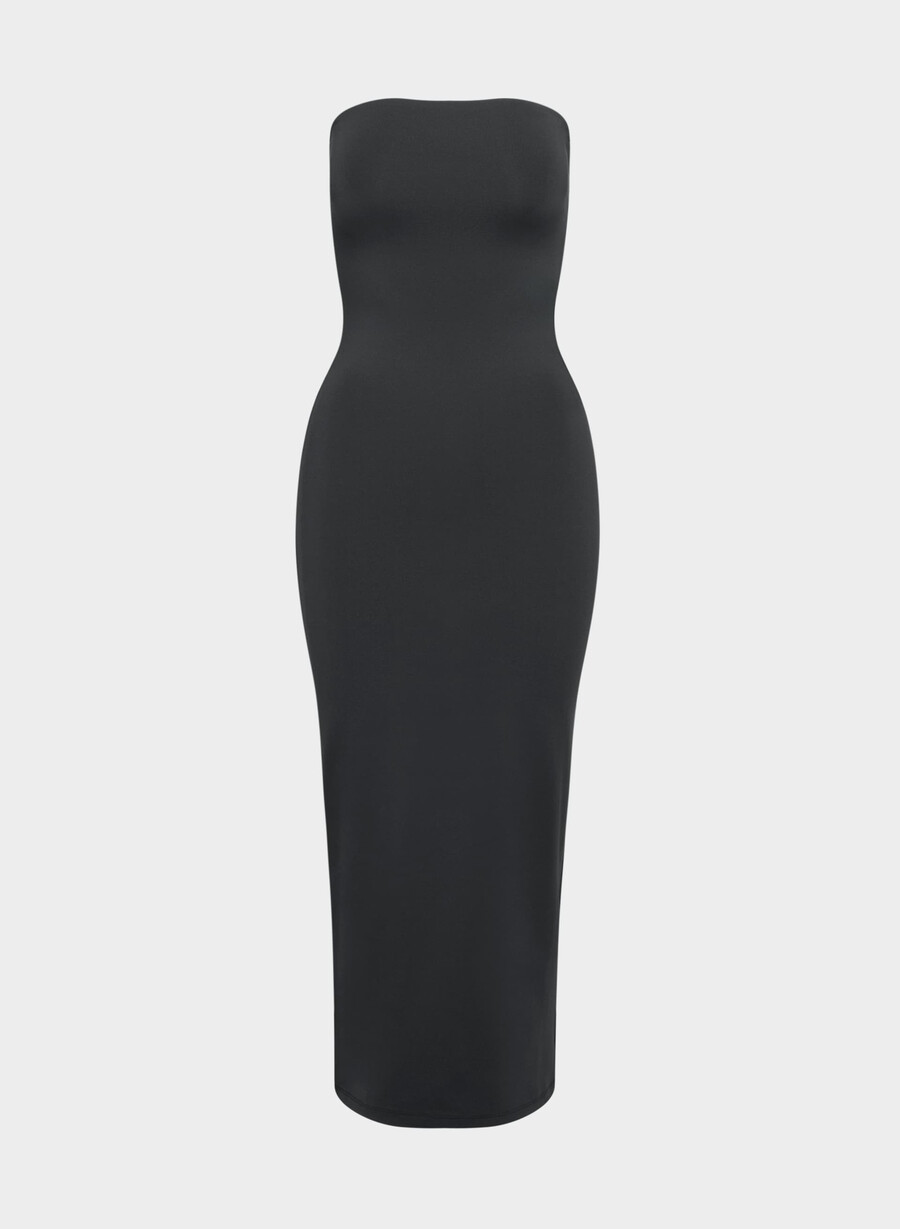 abito lungo tubolare original contour enrapture nero