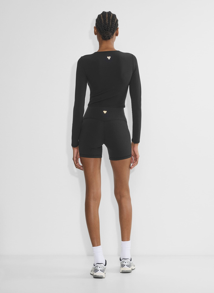 life cheeky hi-rise 5 short nero
