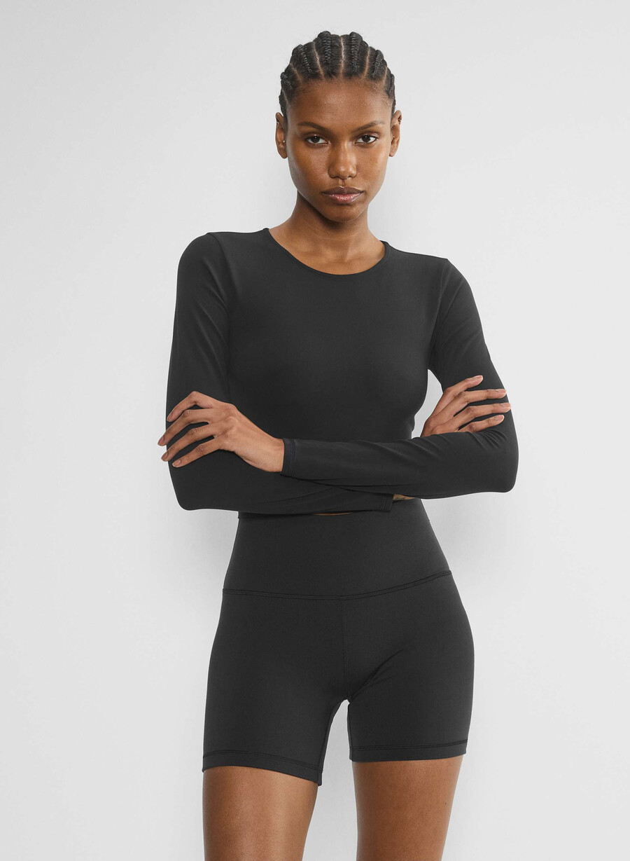 life cheeky hi-rise 5 short nero