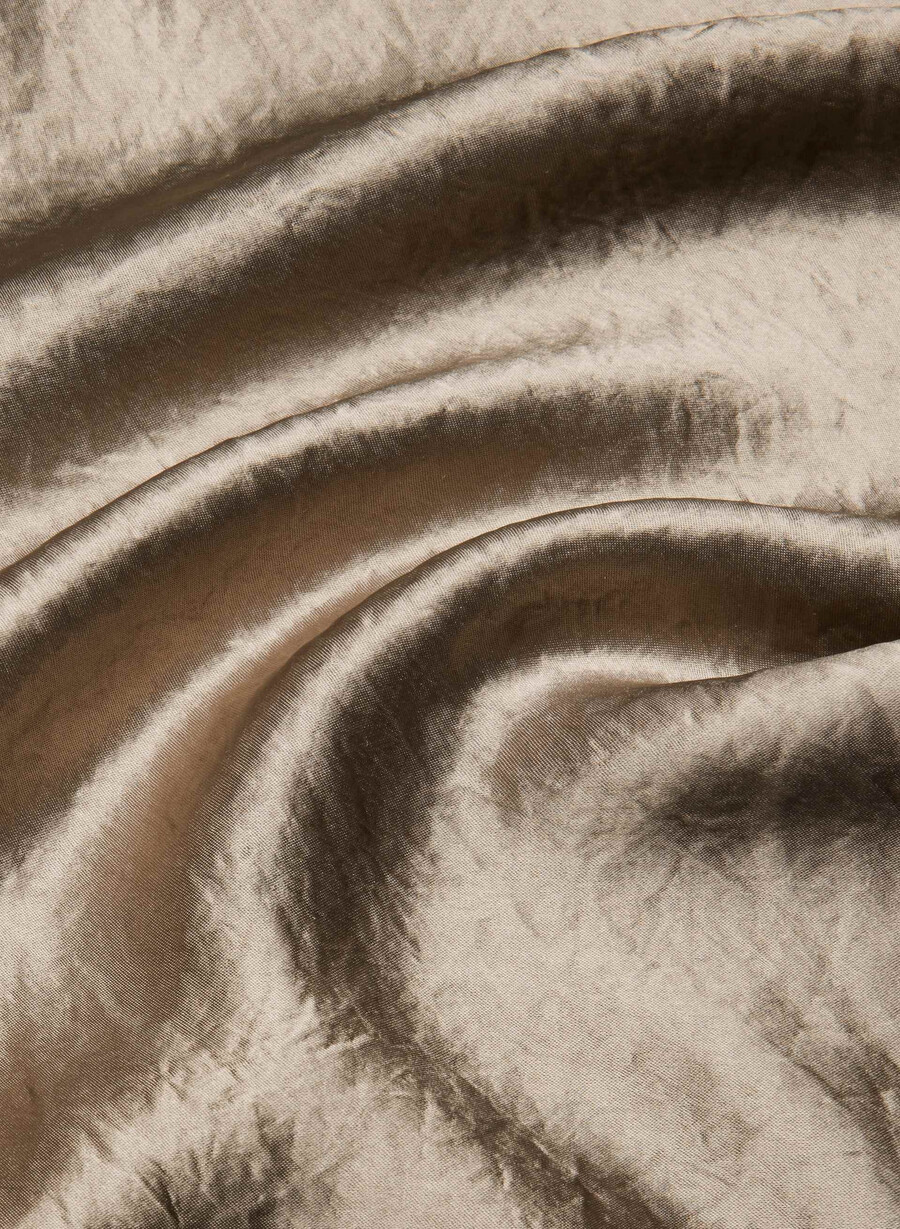 gonna lunga in raso nomad taupe