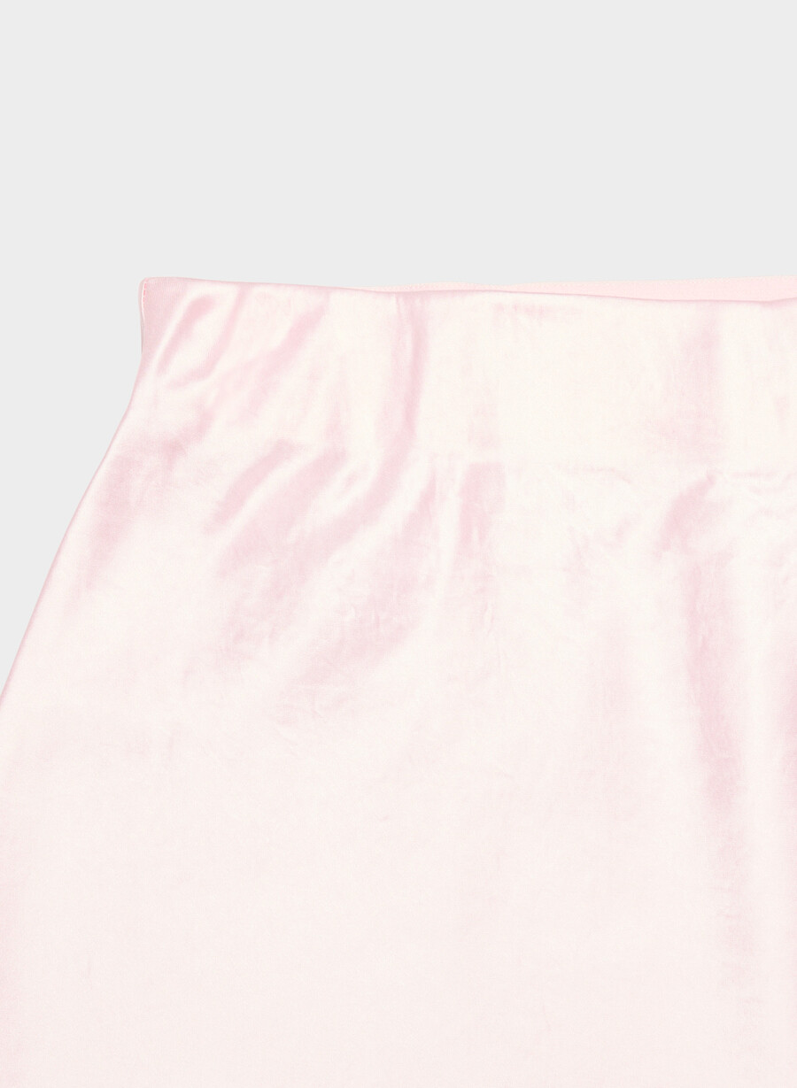 gonna lunga in raso sottoveste villa pink