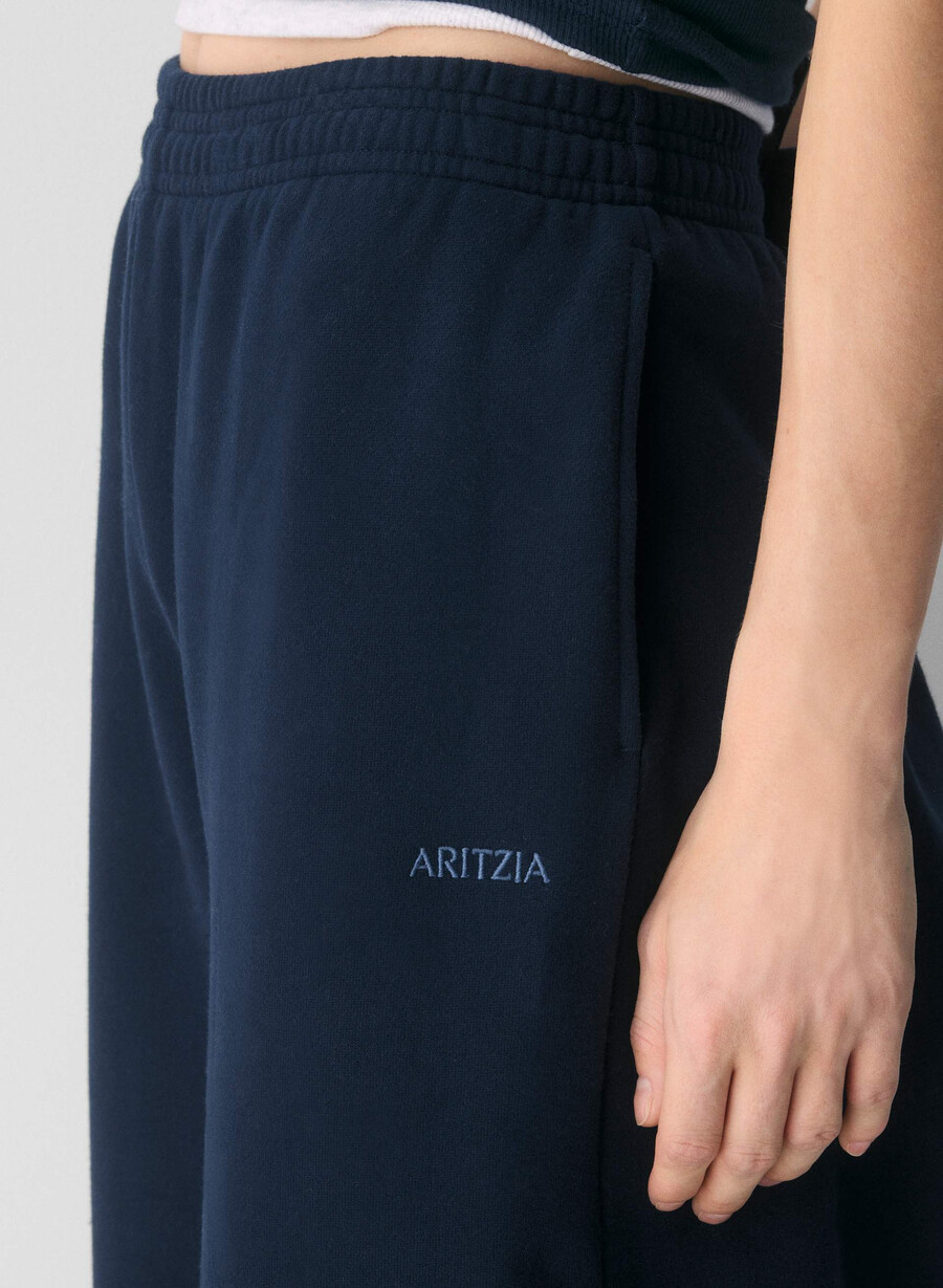 pantaloni della tuta comodi in pile boyfriend barrel admiral