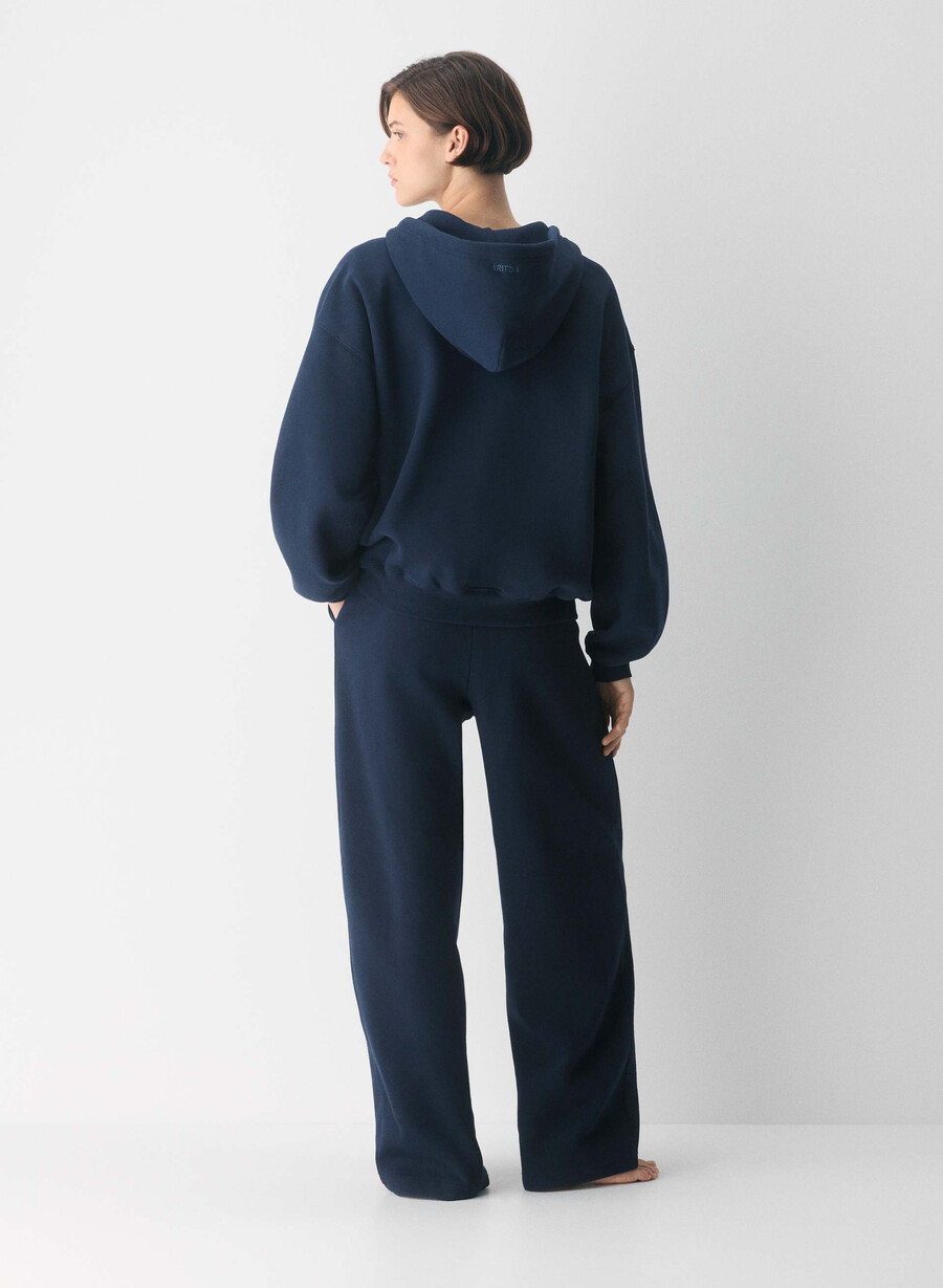 pantaloni della tuta comodi in pile boyfriend barrel admiral